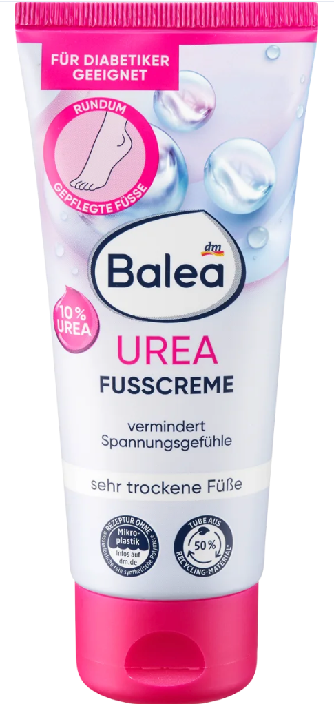 Balea Fußcreme mit 10% Urea, 100 ml / Crema para pies con 10% Urea