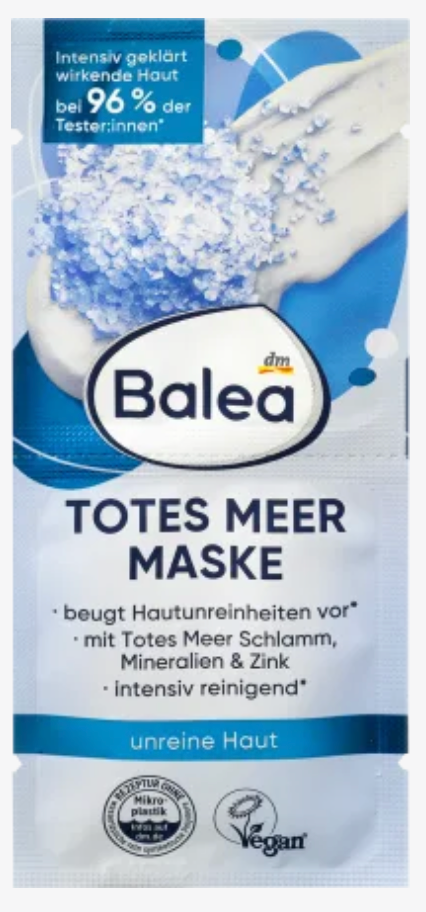 Balea Gesichtsmaske Totes Meer (2x8 ml), 16 ml / Mascarilla Mar Muerto