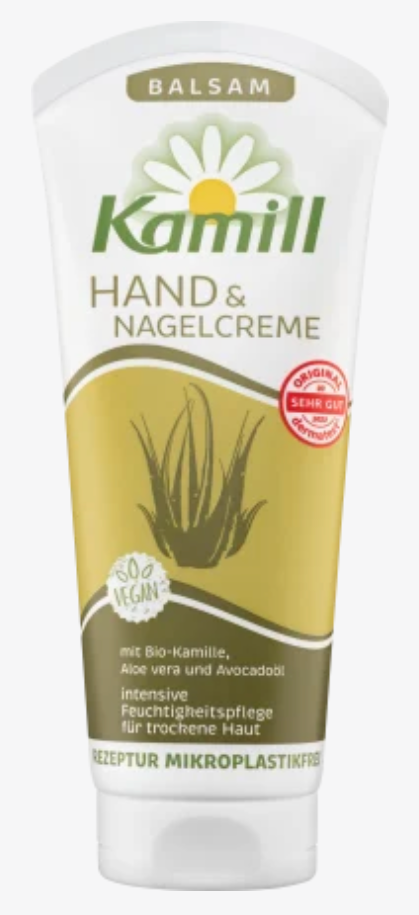 Kamill Hand- & Nagelcreme Balsam mit Bio-Kamille, Aloe Vera & Avocadoöl, 100 ml