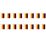 Banderas Alemania para colgar en una cuerda, 14x21cm,20 unidades