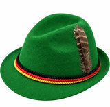 Bayrischer Filzhut für Oktoberfest / Sombrero de fieltro bávaro para Oktoberfest🇩🇪