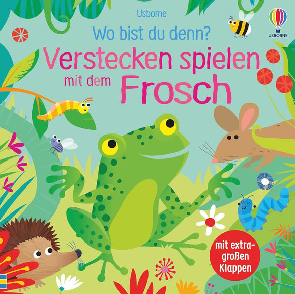 Verstecken spielen mit dem Frosch