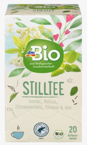 dmBio Stilltee Fenchel, Melisse, Zitronenverbene, Kümmel & Anis (20 Beutel), 30 g / Té de lactancia materna