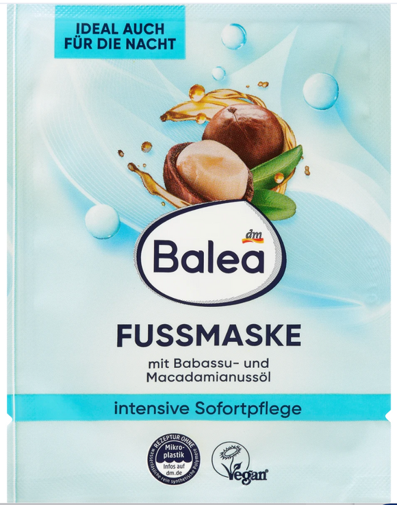 Balea Fußmaske intensive Sofortpflege , 15 ml / Mascarilla para pies cuidado intensivo, 15 ml