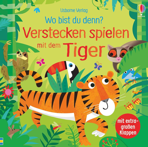 Verstecken spielen mit dem Tiger