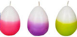 CAJITA CON VELAS EN FORMA DE UN HUEVO - FELICES PASCUAS DE RESURRECCION