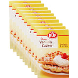 Vanille Zucker, 10er Pack / Azúcar de Vainilla 10 x 8 gramos