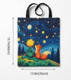 Bolsa de tela / tote bag: Der kleine Prinz (azul)