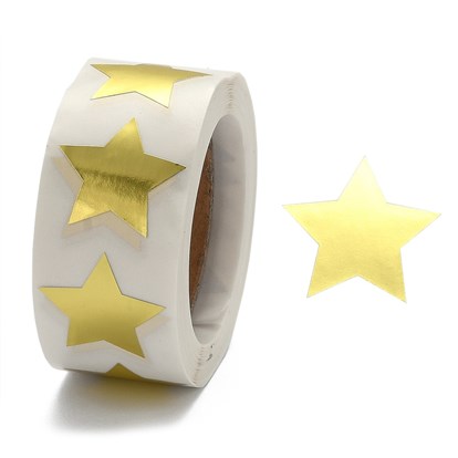 Sticker Goldene Sterne, 10St.