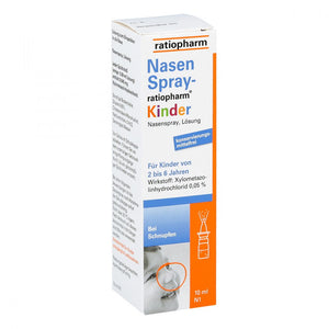 Nasenspray Ratiopharm Kinder, ohne Konservierungsstoffe (10 ml) / Spray nasal sin conservantes