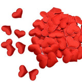 100x Corazones rojo de tela, alumuadas / 100x Stoffherzen, Kleine Herz Kissen