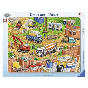 Ravensburger - Puzzle - Baustelle, 12 Teile 3+