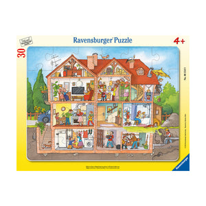 Ravensburger - Puzzle - Blick ins Haus, 30 Teile, 4+