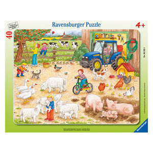 Ravensburger - Puzzle enmarcado – Puzzle enmarcado – En la granja Santiago Chile