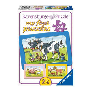 Ravensburger - Mi primer puzzle - Animales de la granja, 2,5+
