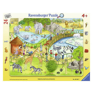 Ravensburger - Puzzle - Viel Spaß im Zoo, 24 Teile 4+