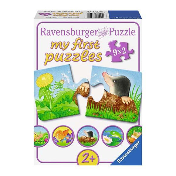 Ravensburger - Mi primer puzzle - Animales de jardín, 2 años +