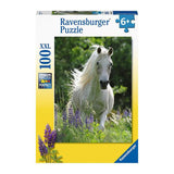 Ravensburger - Puzzle XXL Corsel blanco - 100 piezas, 6 años +