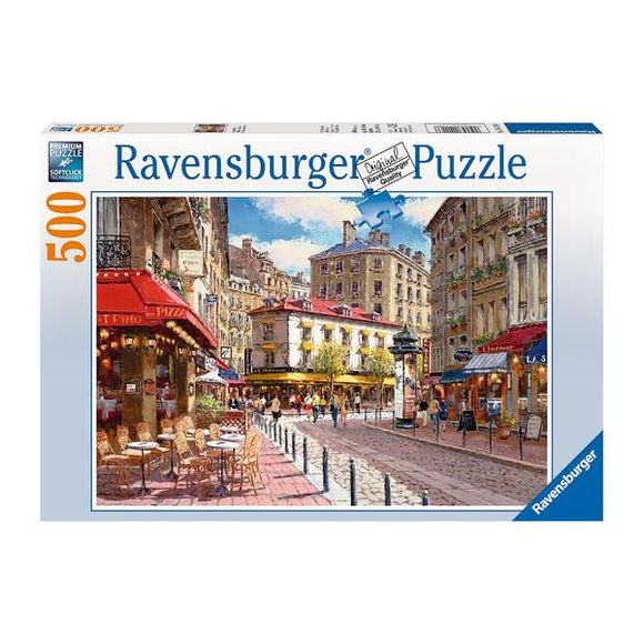 Ravensburger - Puzzle Tiendas pintorescas - 500 piezas, 10 años +