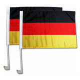 Autofahne Deutschland 30x45 cm 2er Set / Banderas para auto, 2 unidades