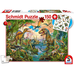Schmidt Spiele - Puzzle 150 / DINOS SALVAJES 6-10 años