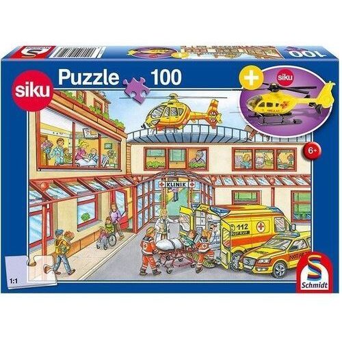 Schmidt Puzzle - PUZLE 100 Piezas HELICOPTERO DE RESCATE  6-7 años