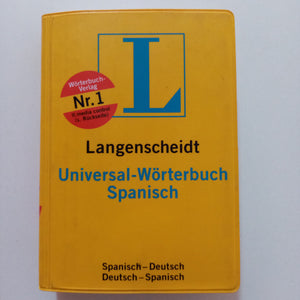 Langenscheidt Wörterbuch Spanisch-Deusch/Deutsch-Spanisch (Zustand: gebraucht, sehr gut)