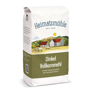 Heimatsmühle Dinkel Vollkornmehl Mehl 1 kg / HARINA DE ESPELTA INTEGRAL 1 KG