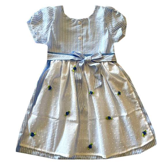 8 - 9 años ( 128 - 134 cm) / Traje alemán para niñitas, vestido tradicional bávara con delantal / Kinder Dirndl mit Schürze