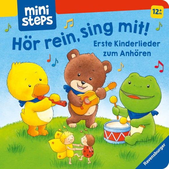 Ministeps: Hör rein, sing mit! Erste Kinderlieder zum Anhören 1+