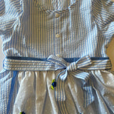 8 - 9 años ( 128 - 134 cm) / Traje alemán para niñitas, vestido tradicional bávara con delantal / Kinder Dirndl mit Schürze