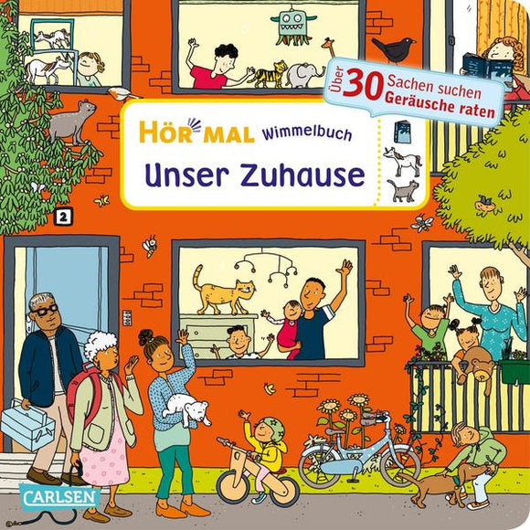 Hör mal (Soundbuch): Wimmelbuch: Unser Zuhause 2+