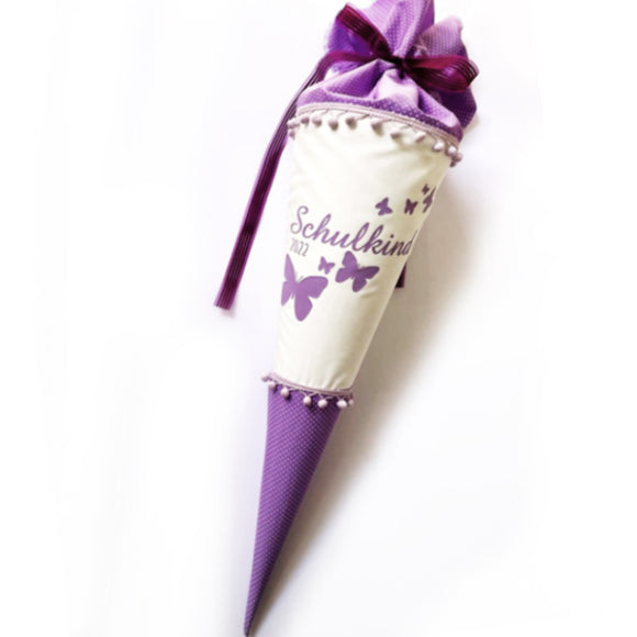 Schultüte aus Stoff 70cm / Cono escolar recubiertas en tela