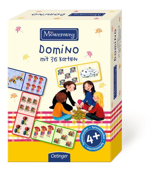 Bilder-Domino mit 36 Karten 4+