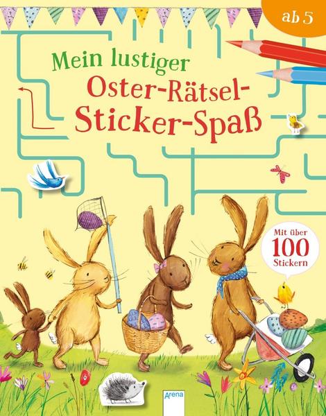 Mein lustiger Oster-Rätsel-Sticker-Spaß, 5 - 7 Jahr(e)
