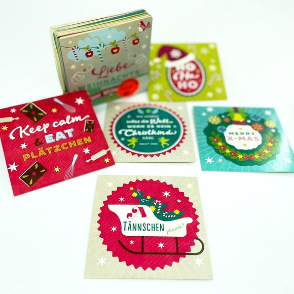 Tarjetas de navidad / Kleine weihnachtlichen Karten
