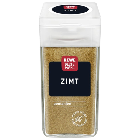 Zimt gemahlen 28g, im Glasstreuer