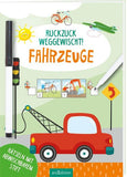 Ruckzuck weggewischt! Fahrzeuge - Rätseln mit abwischbarem Stift 4+
