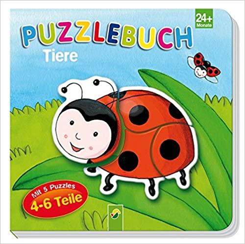 Puzzlebuch Tiere, Pappbilderbuch 2-4