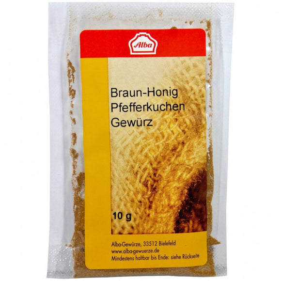 Alba Braun-Honig Pfefferkuchen Gewürz (10 g) / Especias de pan de jengibre (10 g)