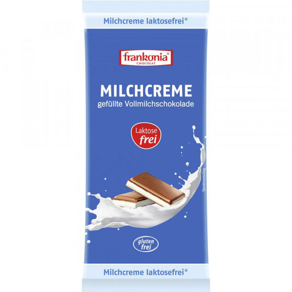 Milchcreme Schokolade, 100g (Laktose-/Glutenfrei)