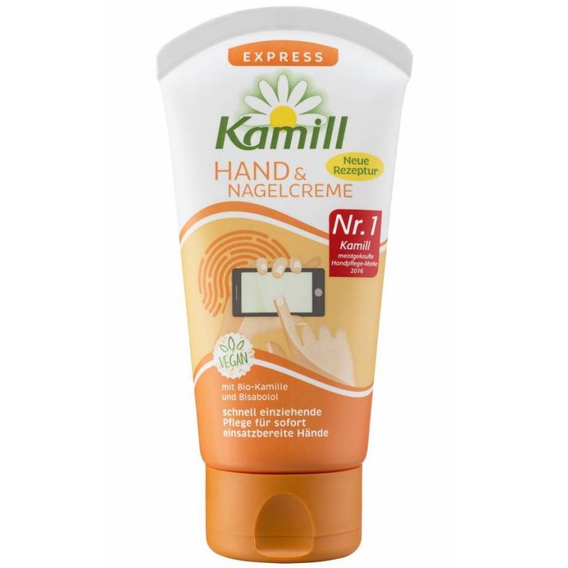 Kamill Hand & Nagelcreme EXPRESS, manzanilla / 100ml Crema para man de