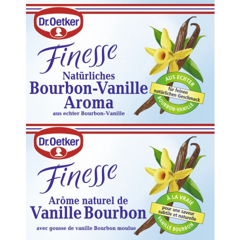 Dr. Oetker Finesse Bourbon-Vanille Aroma / Vainilla bourbon natural 2 bolsitas