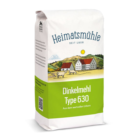 Dinkelmehl Typ 630 - Heimatsmühle - Mehl 1 kg / HARINA DE ESPELTA TIPO 630 1 KG