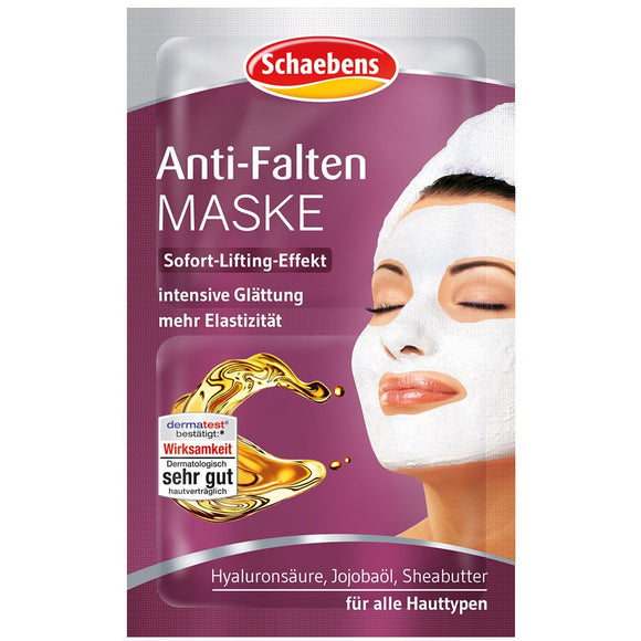 Schaebens Anti-Falten Maske 2x5 ml / Mascarilla antiarrugas 2x5 ml