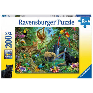Ravensburger - Puzzle - Dschungel, 200 Teile XXL 8+