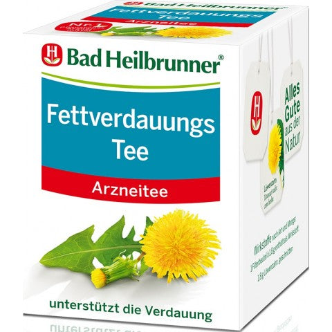 Bad Heilbrunner Arznei-Tee, Fettverdauungs-Tee / Infusión digestivo de grasas, diente de león