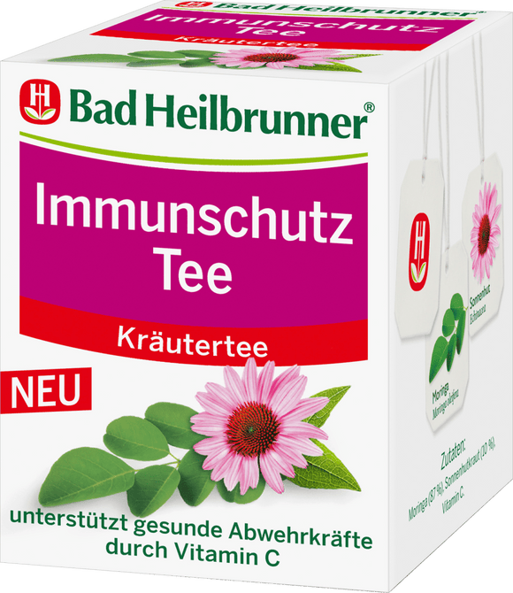 Bad Heilbrunner Kräuter-Tee, Immunschutz-Tee / Té de protección inmunológica
