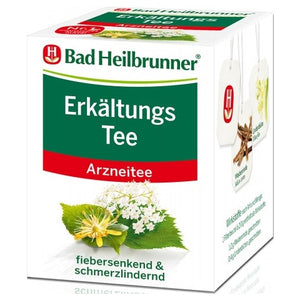 Bad Heilbrunner Arznei-Tee, Erkältungs-Tee (8x2g), 16 g