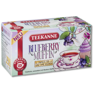 Teekanne Früchtetee Blueberry Muffin